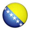 Flag Of Bosnia And Herzegovina Icon 128x128 png